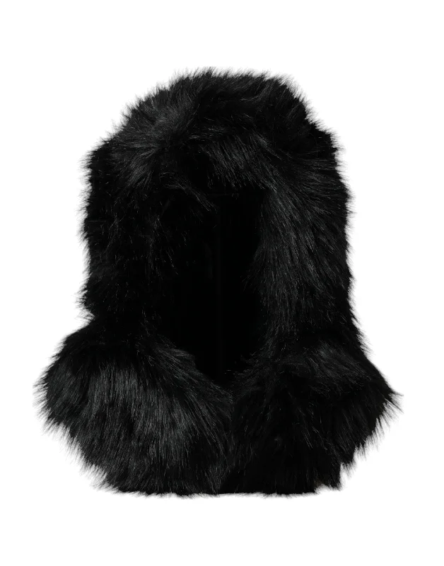 Dolce & Gabbana  Faux Fur Whole Head Wrap Women's Hat