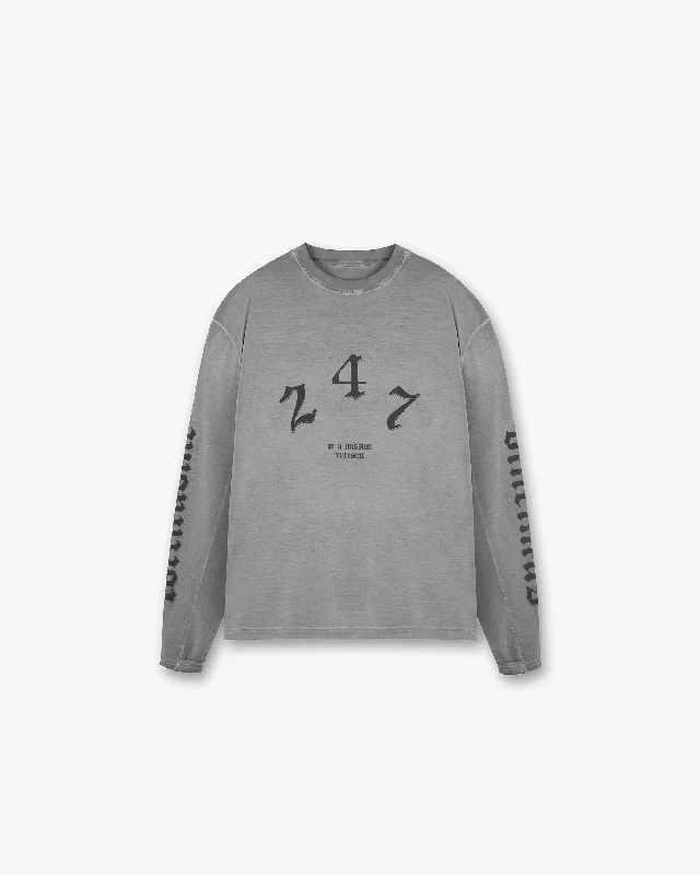 Vintage 247 Long Sleeve T-Shirt - Smoke