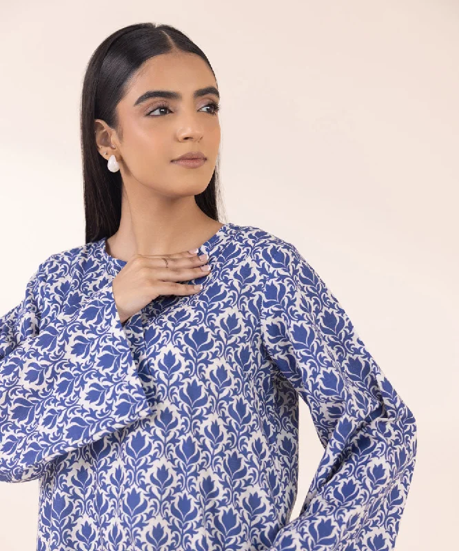 Printed Light Khaddar Shirt