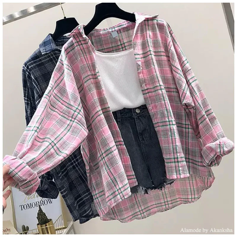 Plaid Streetstyle Shirt (ONLY SHIRT)