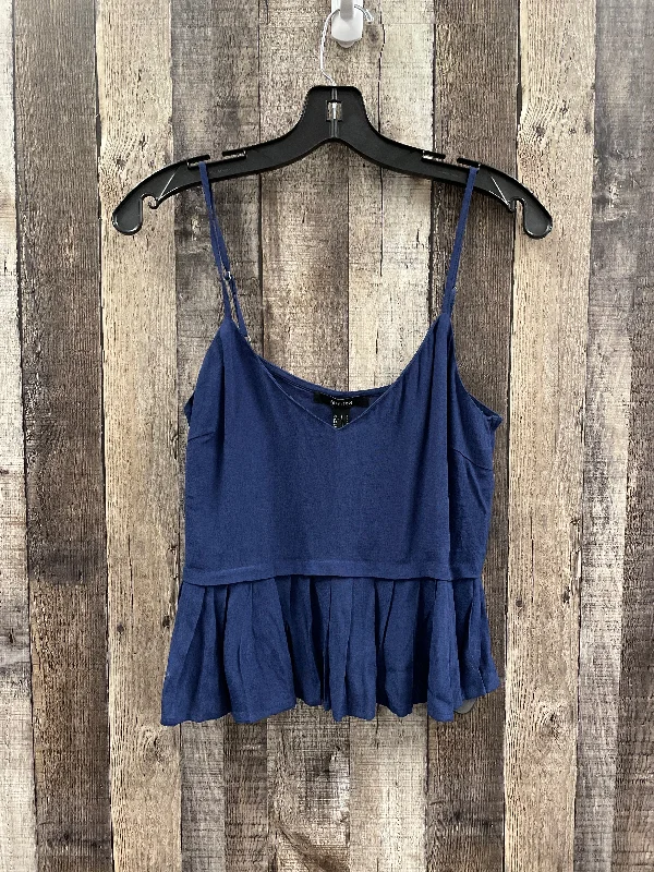 Top Sleeveless By Forever 21 In Navy, Size: S