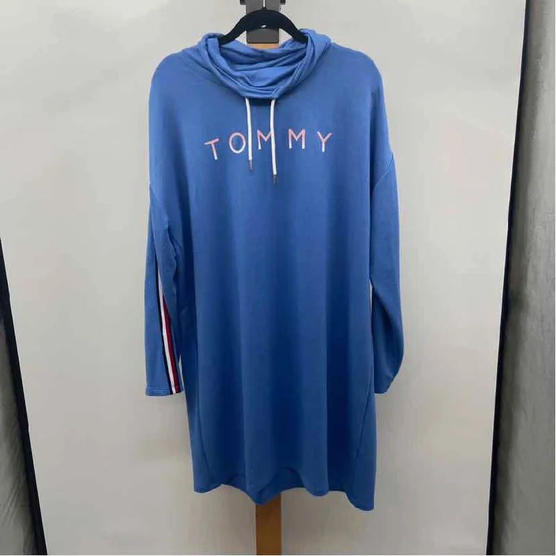 Tommy Hilfiger Women's Size XXL Blue Logo Dress