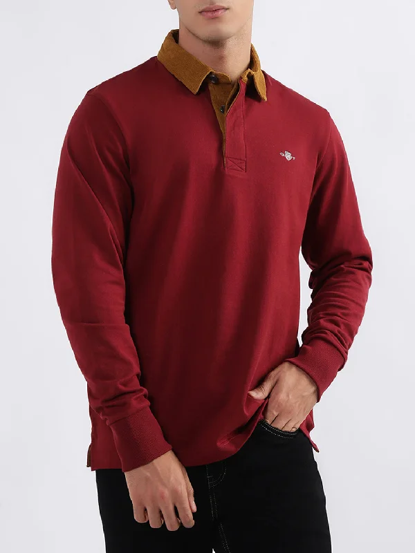 Gant Red Regular Fit Polo T-Shirt