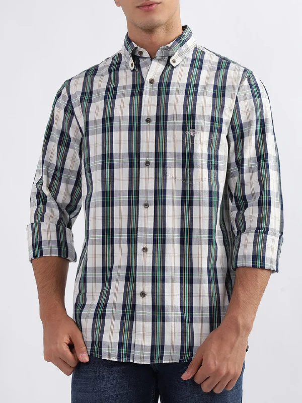 Gant Eggshell Checked Regular Fit Shirt