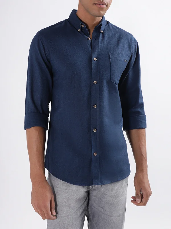 Lindbergh Blue Relaxed Fit Shirt