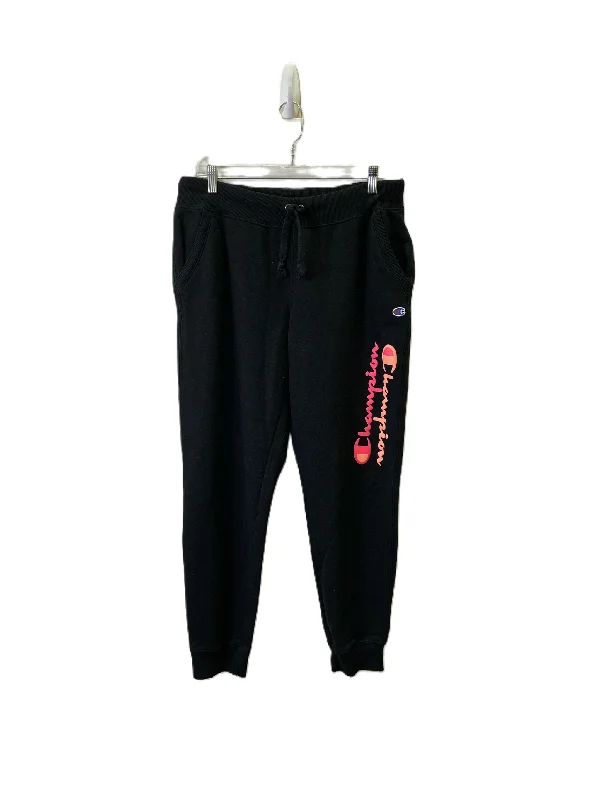 Athletic Pants By Champion In Black, Size: L