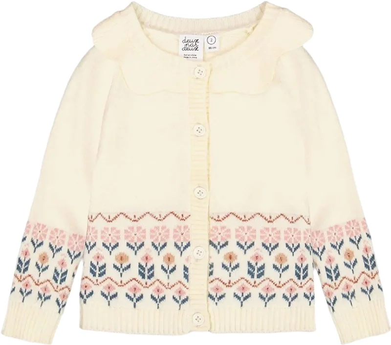 Jacquard Knit Cardigan - Little Girl|-|Cardigan en tricot jacquard - Petite fille