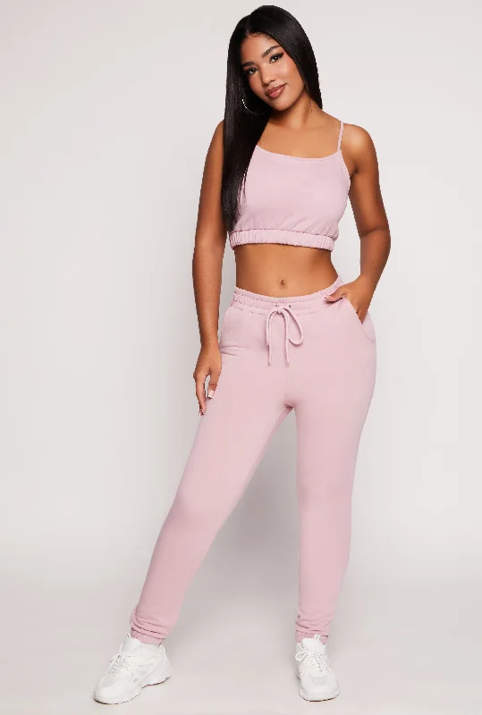 Iris Fleece Lined Drawstring Sweatpants