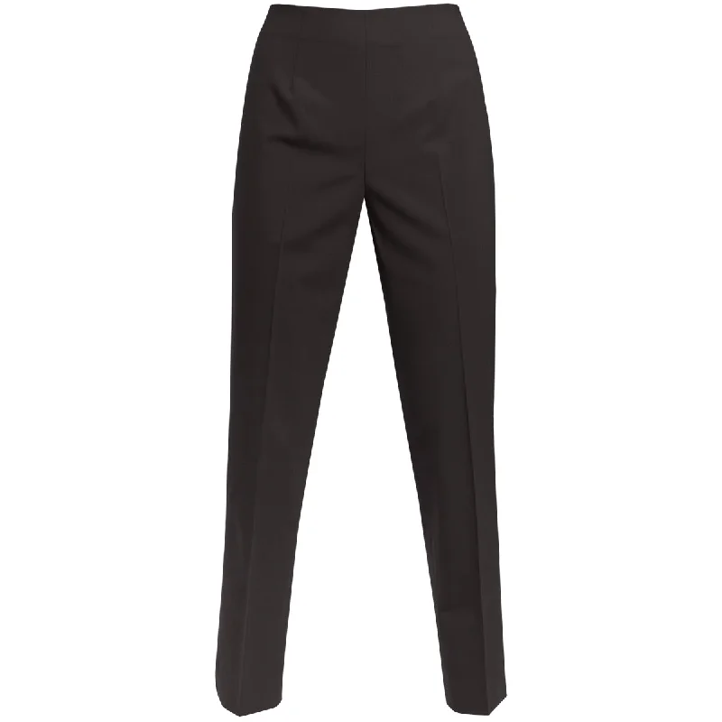 Classic Side Zip L/W Wool Pant In Bittersweet