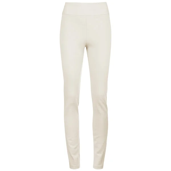 Cotton Knit Pull-on Pant in Beige