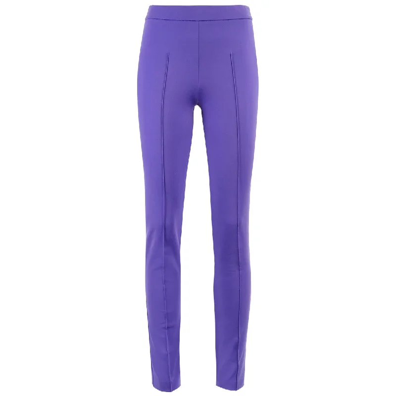 Slim Fit Pintuck Pant in Purple