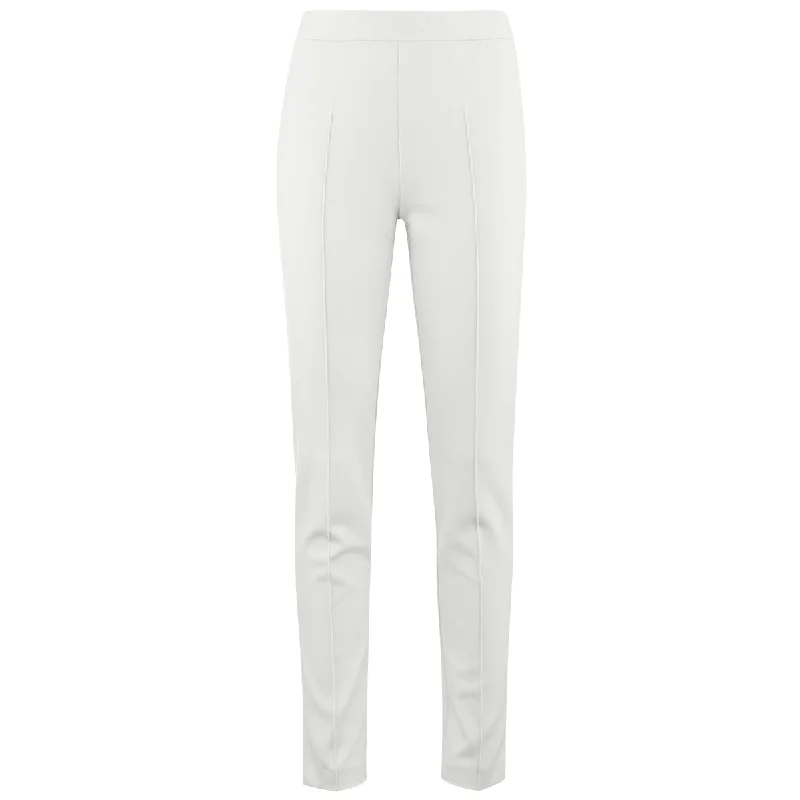 Slim Fit Pintuck Pant in Winter White