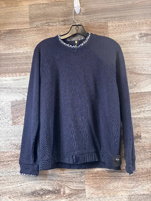 Top Long Sleeve By J. Crew In Navy, Size: Xxl