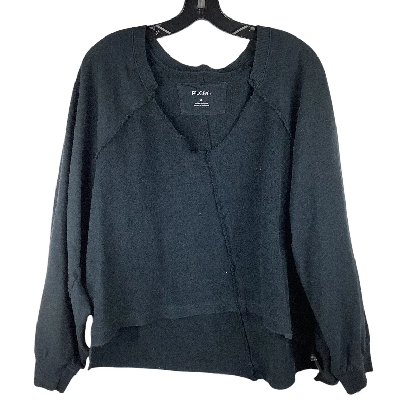 Top Long Sleeve By Pilcro In Black, Size: Xl