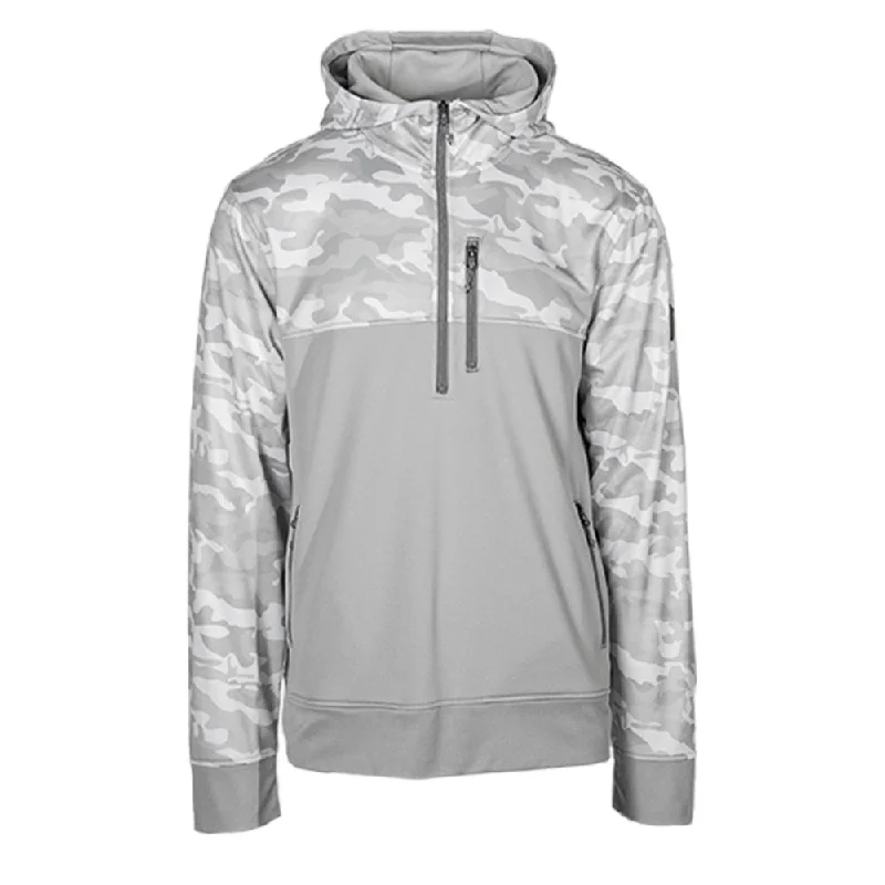 Half Zip Performance Hoodie | Ghost Military Camo