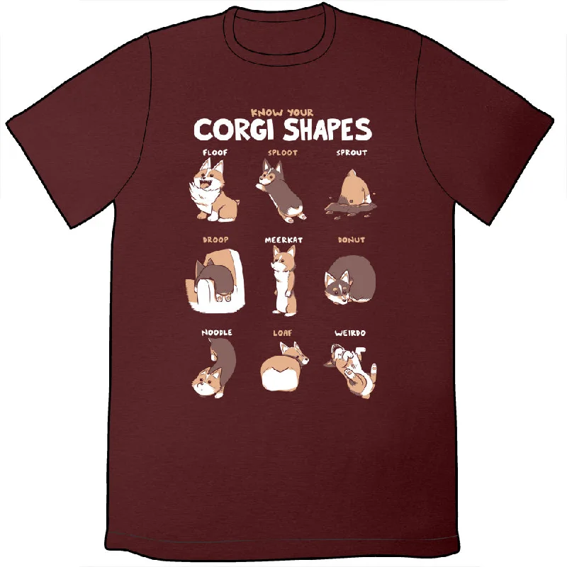 Know Your Corgi Shapes Shirts and Posters