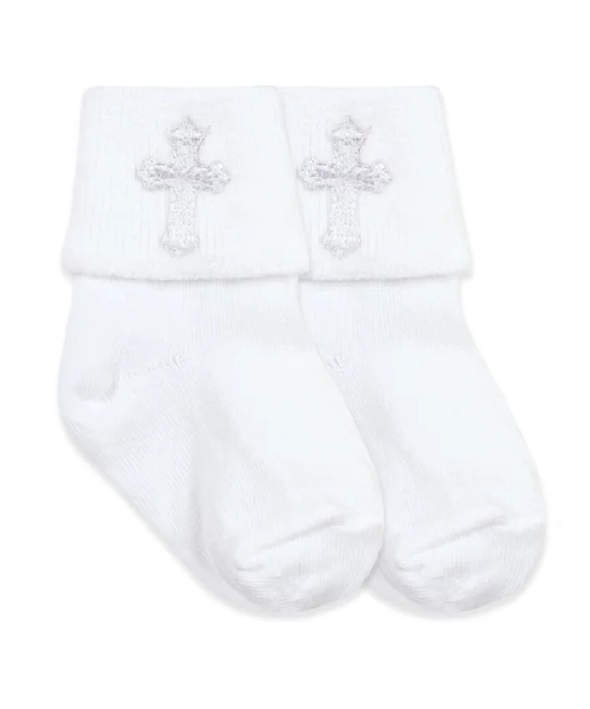 Christening Turn Cuff Sock - 2122