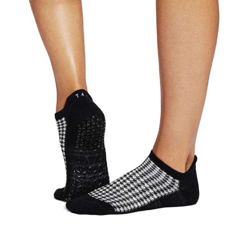 Savvy Grip Socks - Houndstooth (Barre/Pilates)